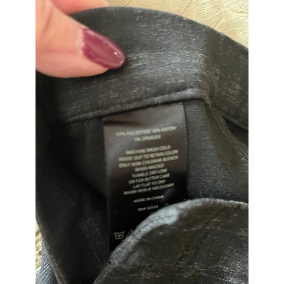 Kut from the Kloth charcoal patterned skinny‎ pants size 0 Stretch classic work - Picture 7 of 7